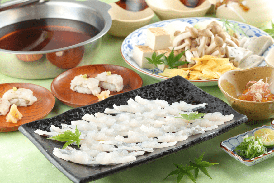 夏の風物詩 鱧(はも)鍋料理