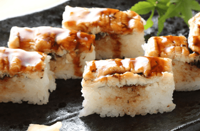 ・ 飯豊（穴子箱寿司）